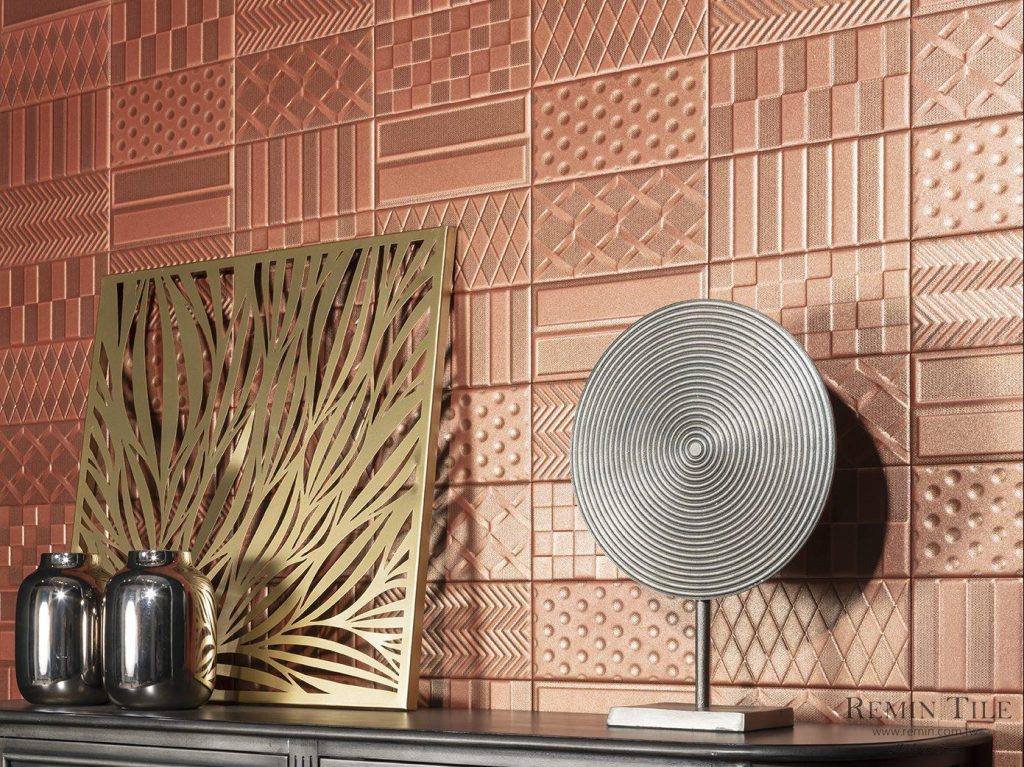 范倫鐵諾 立體地鐵花磚 西班牙 12×24 陶磚 壁磚 橘色 12×24 陶磚 客廳壁磚 玄關壁磚