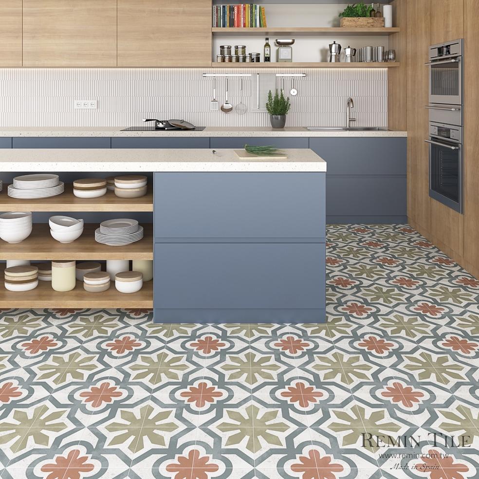 星爵 珍珠星雲 地磚 壁磚 西班牙 磨石磚 彩白 20x20 AR2065 異次元