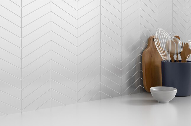 輕奢 箭型馬賽克 進口 31.9×22.2 石英磚 餐廳壁磚 白色