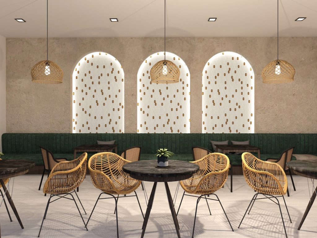 白混金 亮面箭型馬賽克 32x26.4 3.8x7.8 餐廳壁磚 商空壁磚 金色 白色