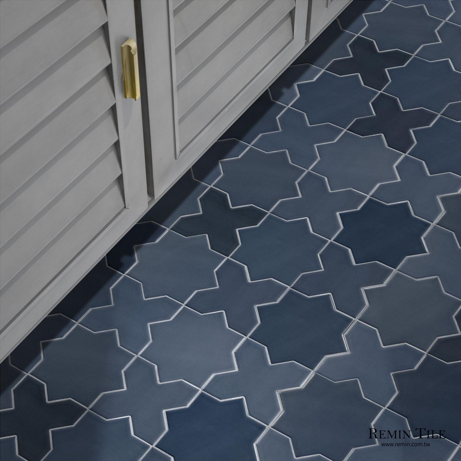 X星 異形馬賽克｜進口石英磚｜廚房浴室特色壁磚地磚