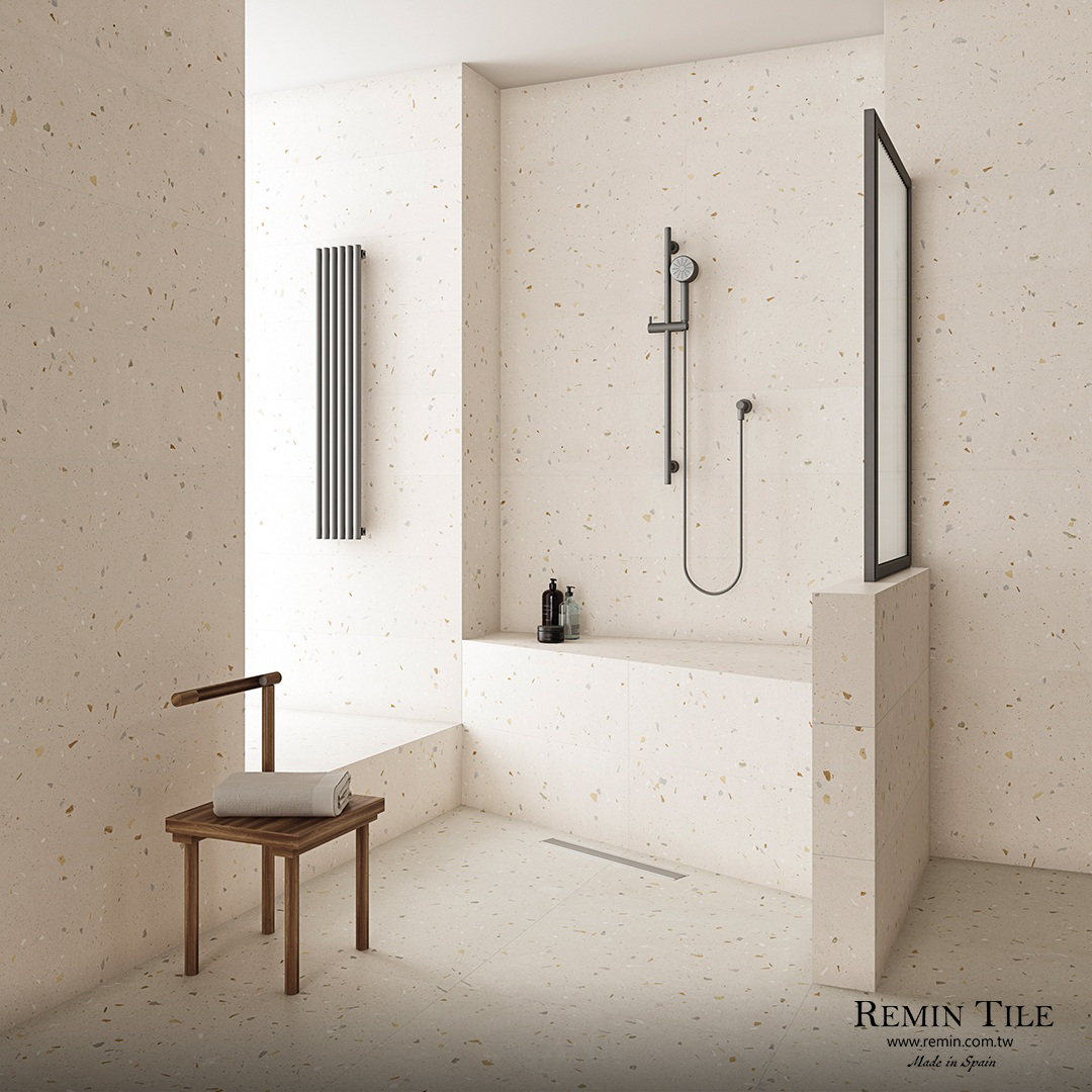 霧面水磨石 彩漾方磚｜西班牙60×60石英磚｜營造溫和放鬆氛圍