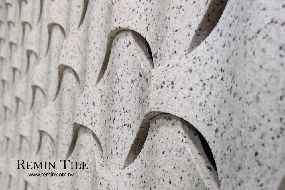 禦天石 外牆磚 景觀磚 立體編織磚 國產10×12.3 窯燒花崗岩