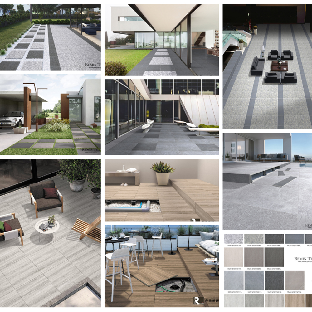 板岩 厚磚｜國產60×60石英磚｜木紋磚戶外地磚