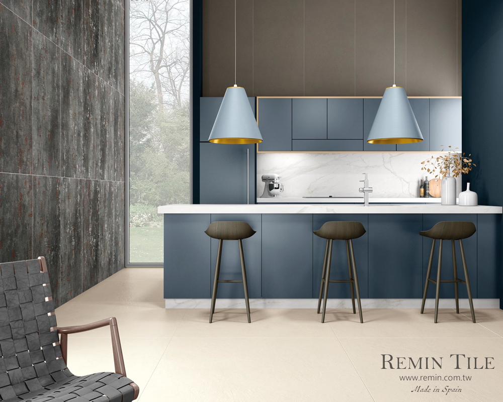 霧面清水模磚 托雷多 60×120×1.05 120×120×1.02 工業風 仛寂風 米色餐廳地磚