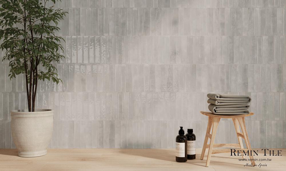 米勒 亮面 窯變 地鐵磚 5×25 5*25 5x25 灰色 浴室壁磚