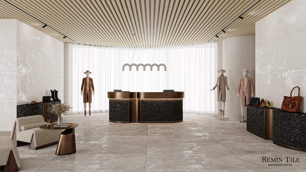 幻影 清水模磚 60×120 9㎜ 侘寂風 商空壁磚 商空地磚 白色 灰色