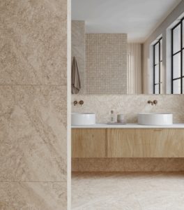 板岩磚 布朗 45×90 浴室地磚 浴室壁磚 米色 立體磚