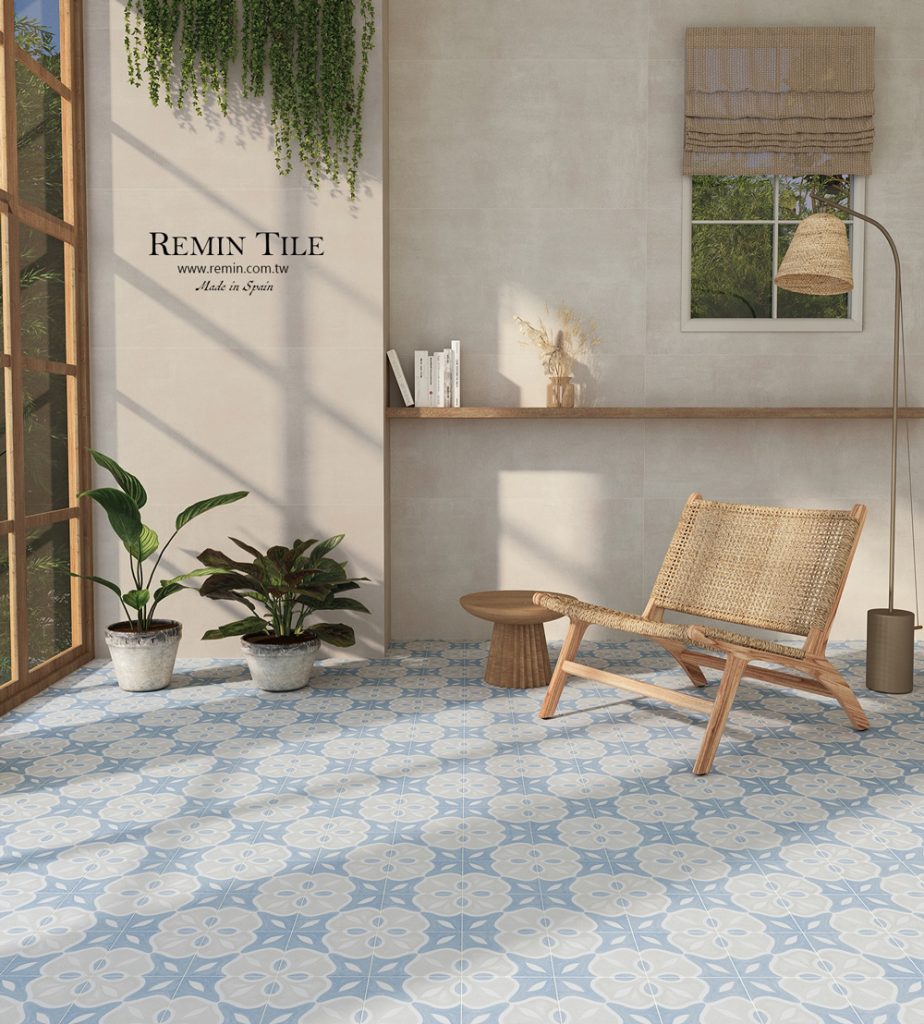 繪藝 霧面復古花磚 西班牙 15*15 客廳地磚