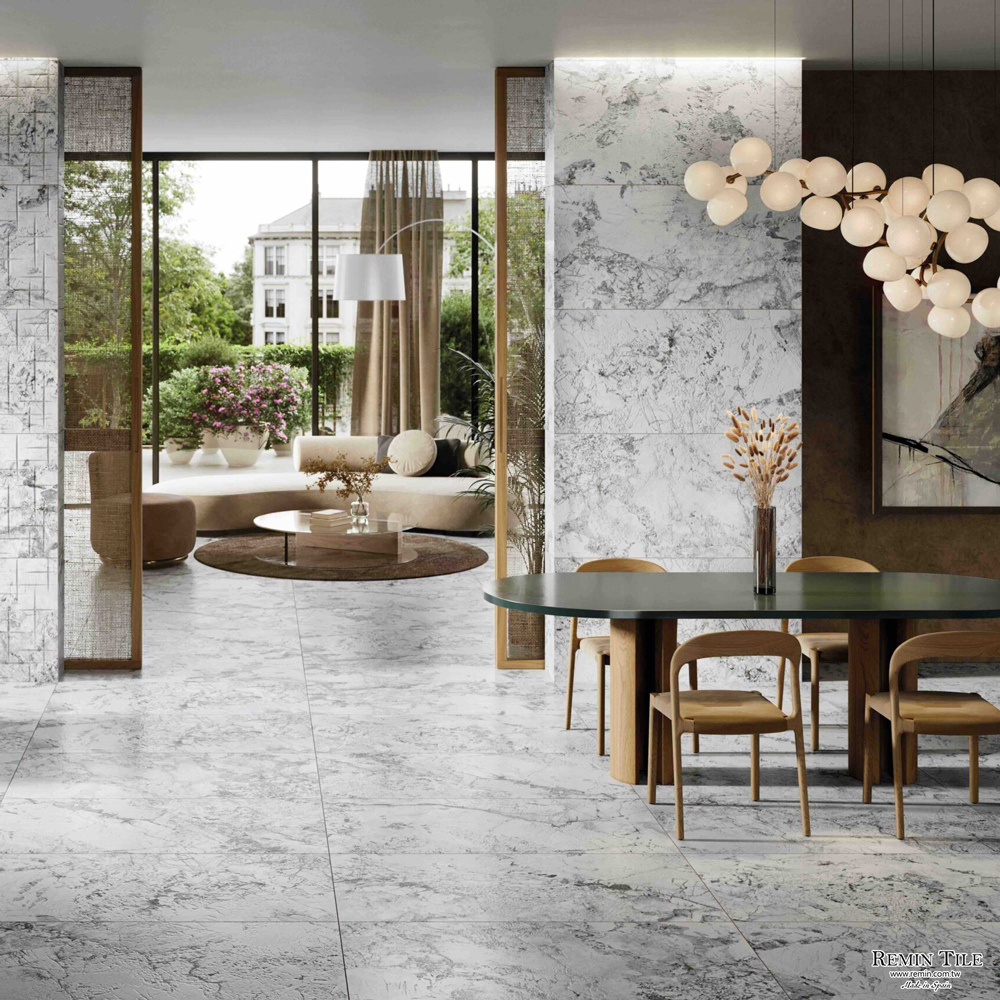 西班牙霧面大理石紋磚 60×120｜石英客廳地壁磚｜巴塔哥尼亞