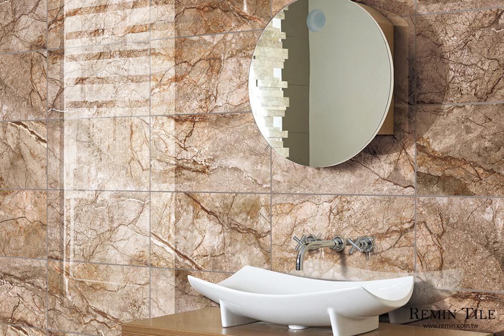 夏目漱石 大理石紋磚 60*120cm 台灣金元石 JP23015特 浴室壁磚 米色 褐色
