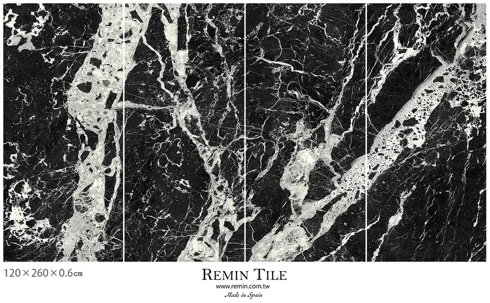 古馳黑 薄大板 西班牙120*260 石英 壁磚