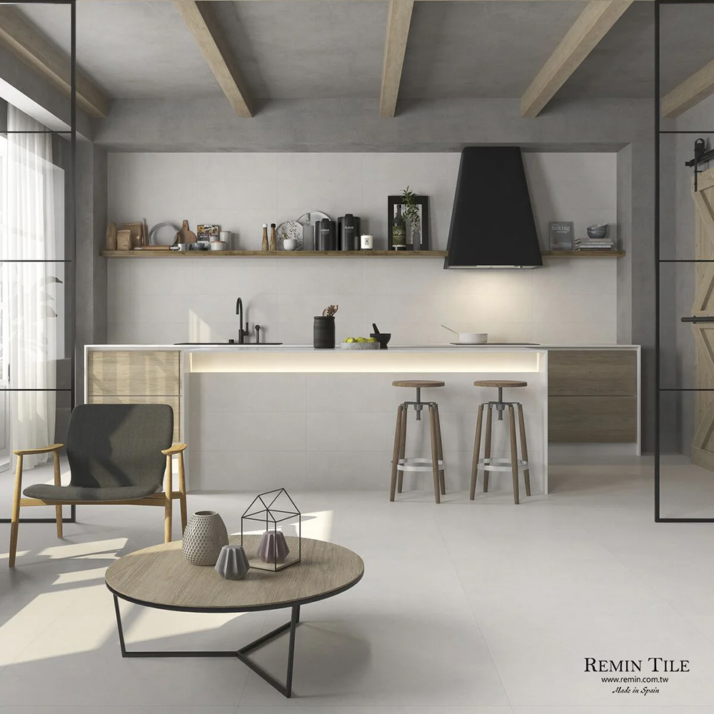 礫岩 白 霧面板岩薄大板｜西班牙120×280石英｜壁磚 地磚