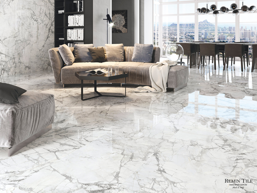 冰狐 大理石紋薄大板 義大利 120×260 石英 豪宅壁磚 商空壁磚 豪宅地磚 商空地磚
