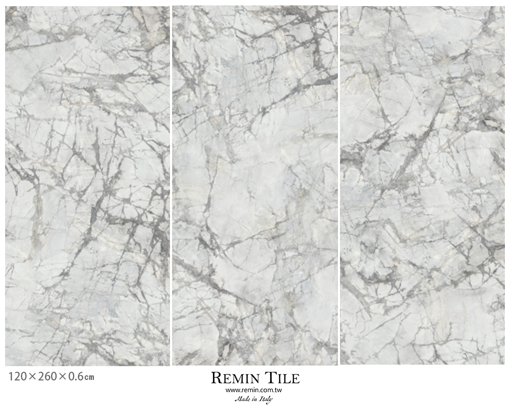 冰狐 大理石紋薄大板 義大利 120×260 石英 壁磚 地磚