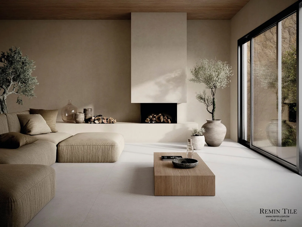 浮光 霧面薄大板 西班牙120*280 石英磚 客廳壁磚 客廳地磚