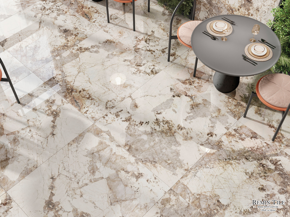 巴洛克 亮面石紋連紋薄大板 西班牙 120*280 石英 客廳壁磚 客廳地磚 商空壁磚 商空地磚