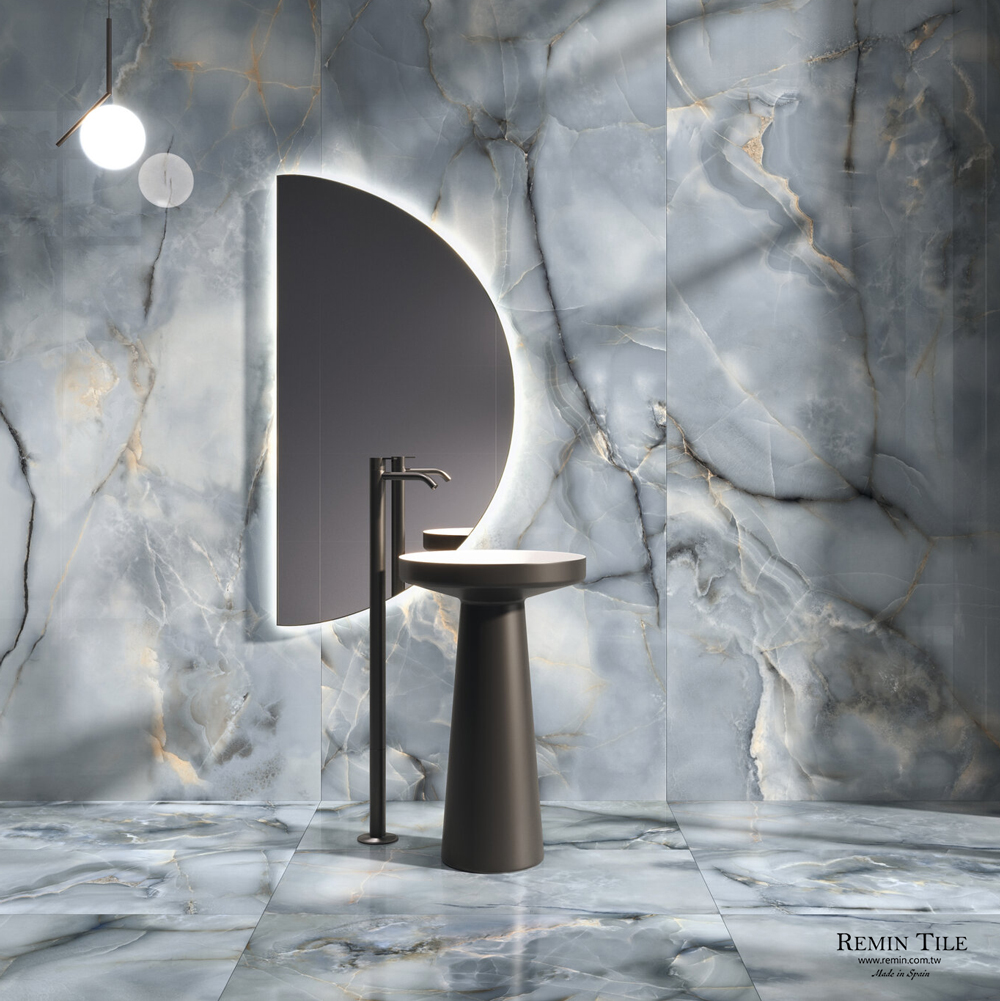 帕帕拉恰 亮面石紋大板磚｜西班牙120×280石英｜壁磚 地磚