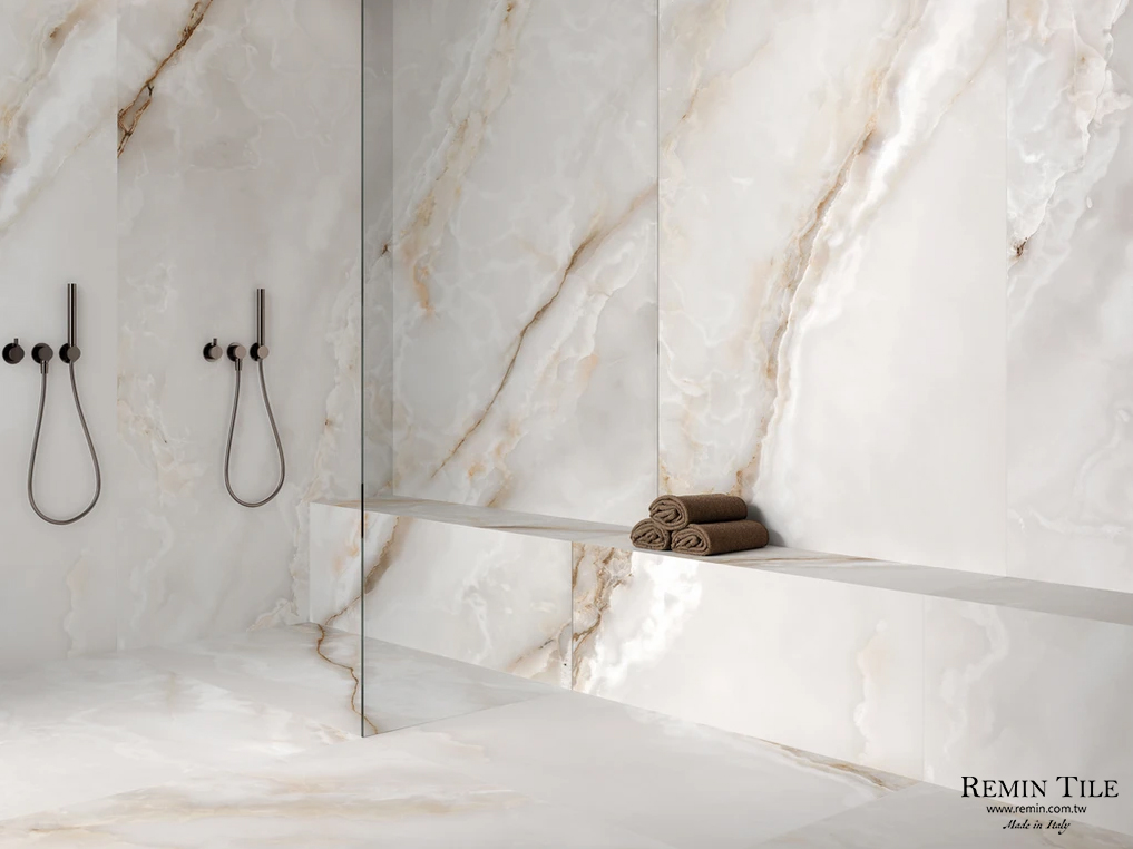 白玉瑪瑙 霧面大理石紋薄大板 義大利 120*280 石英磚 浴室壁磚 浴室地磚