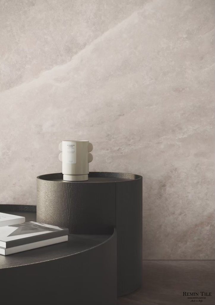 巔峰石 淺灰色 灰色 霧面板岩薄大板 義大利 120*278 石英磚 客廳壁磚 客廳地磚