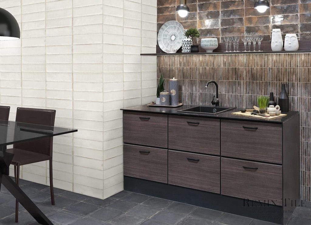 亞特蘭提斯 窯變馬賽克 西班牙進口 15*30 廚房壁磚 浴室壁磚 棕色