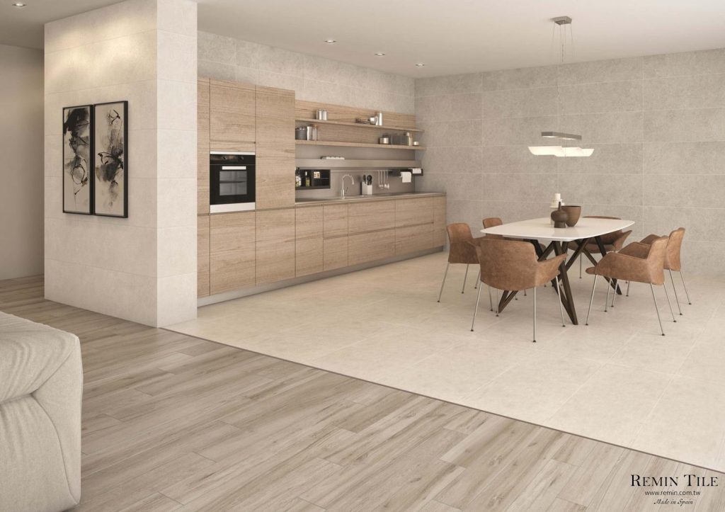 繆思 立體板岩磚 40*120*0.7 米色 餐廳地磚 餐廳壁磚