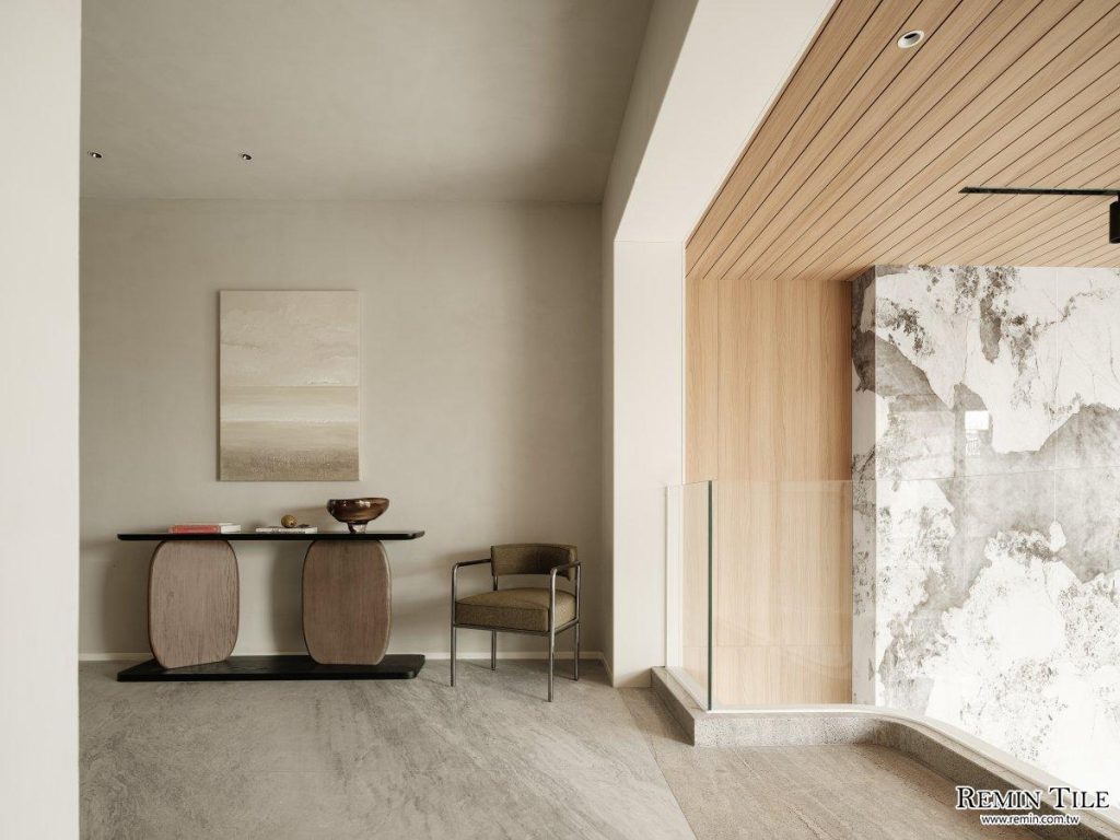 新潘朵拉 亮面連紋石紋大板磚 四方連紋 大廳壁磚 樓中樓壁磚 挑高壁磚 白色大理石紋 客廳壁磚