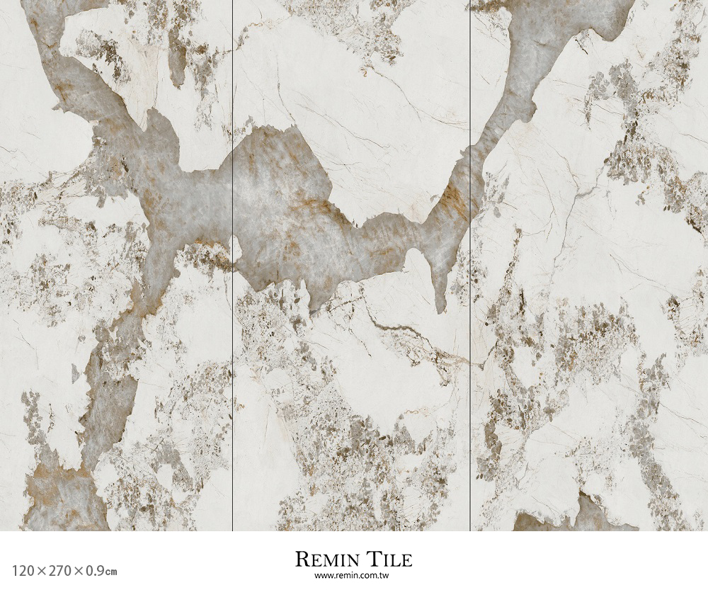 新潘朵拉 亮面連紋石紋大板磚 四方連紋 大廳壁磚 樓中樓壁磚 挑高壁磚 白色大理石紋 客廳壁磚