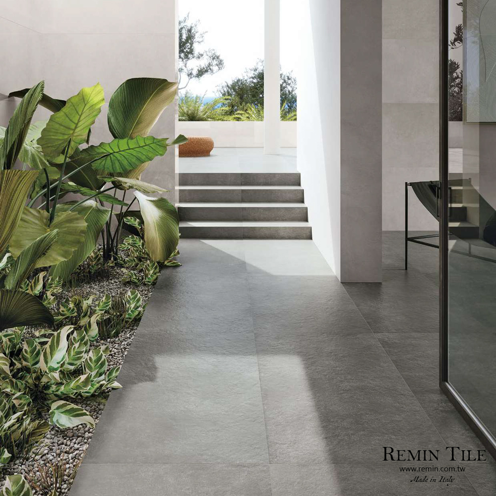 觸動 清水模磚｜義大利60×120×0.9石英磚｜岩面地磚壁磚