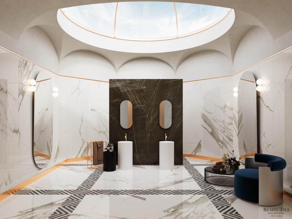 金絲卡拉卡塔 薄大板磚 西班牙 120×278 石英磚 浴室地磚 浴室壁磚 亮面 霧面