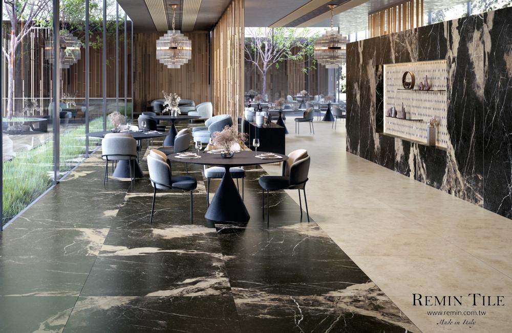 康堤 霧面大理石紋磚 石紋磚 60*120*0.9cm 8模面 白色 黑色 商空地磚 商空壁磚