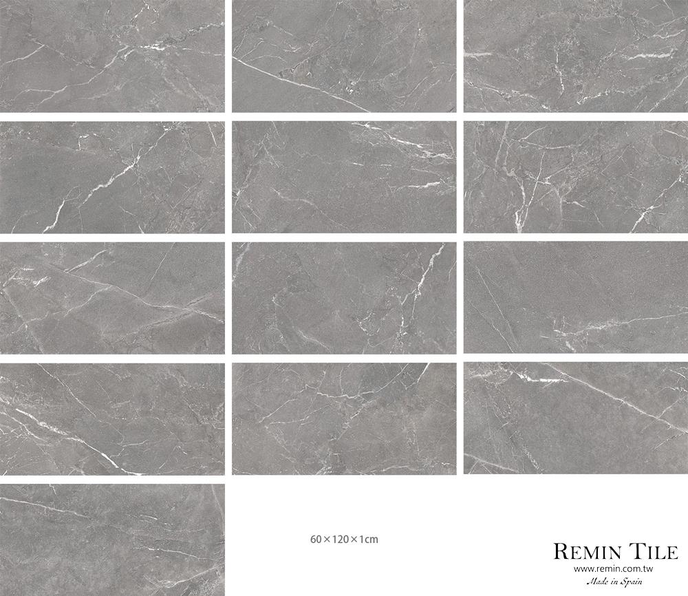 馬力克 板岩磚 西班牙 60*120*1 石英磚 地磚 壁磚 灰色