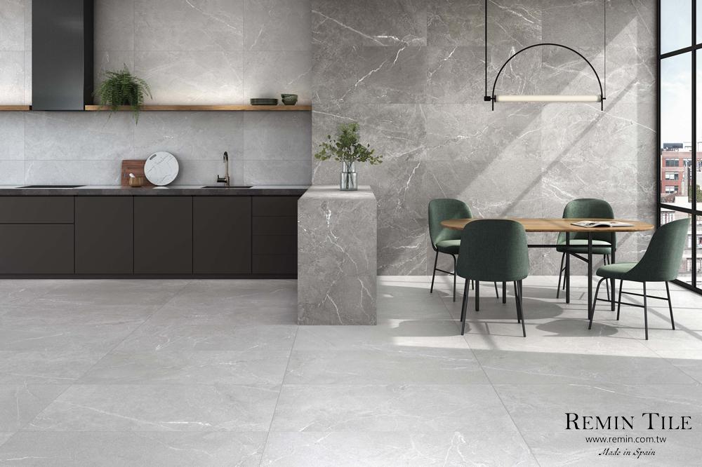 馬力克 板岩磚 西班牙 60*120*1 石英磚 客廳地磚 客廳壁磚 灰色 黑色