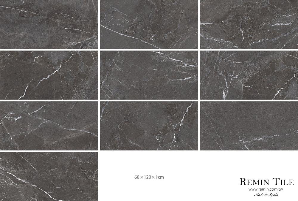 馬力克 板岩磚 西班牙 60*120*1 石英磚 地磚 壁磚 黑色