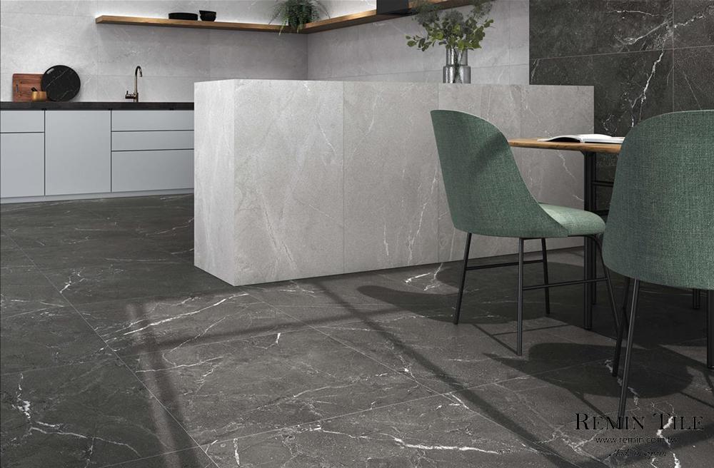 馬力克 板岩磚 西班牙 60*120*1 石英磚 廚房地磚 廚房壁磚 餐廳地磚 餐廳壁磚 灰色 黑色