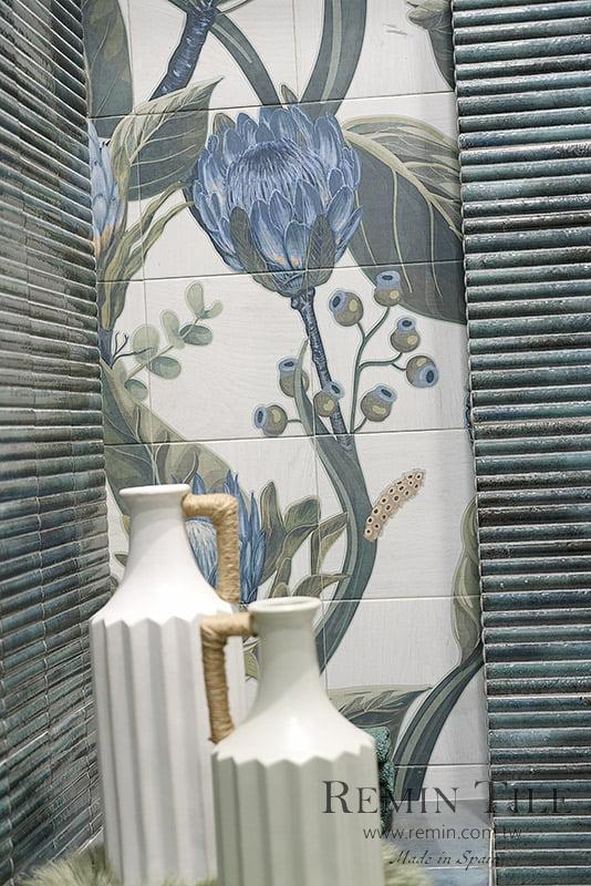 亞特蘭提斯 窯變馬賽克 西班牙進口 15*30 廚房壁磚 浴室壁磚 藍色