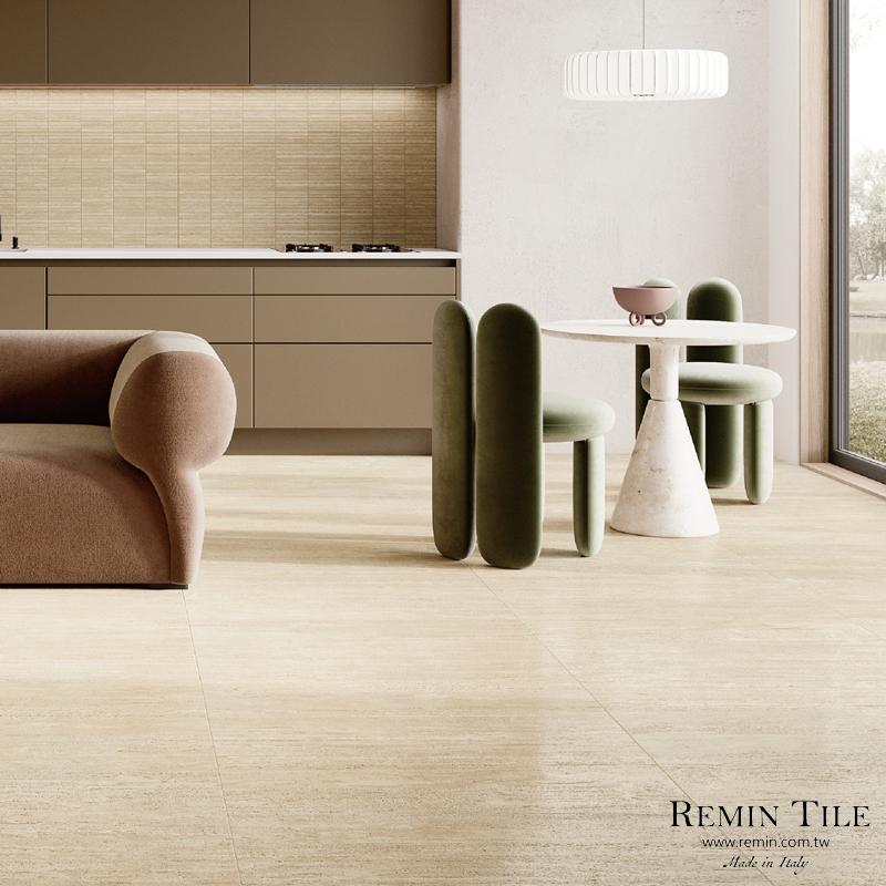 義大利洞石磚 60×120・90×90｜室內外兩用石英磚｜特米尼