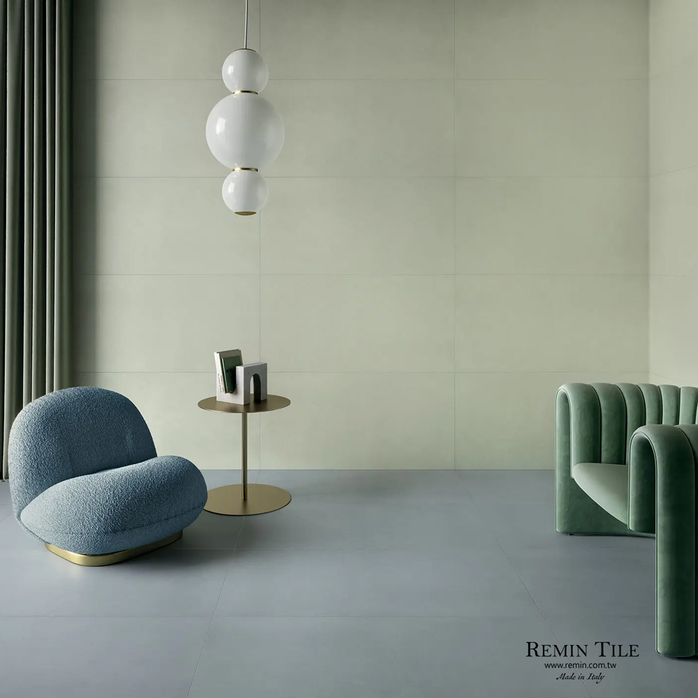 傳奇 清水模磚｜義大利60×120石英｜客廳 商空地壁磚