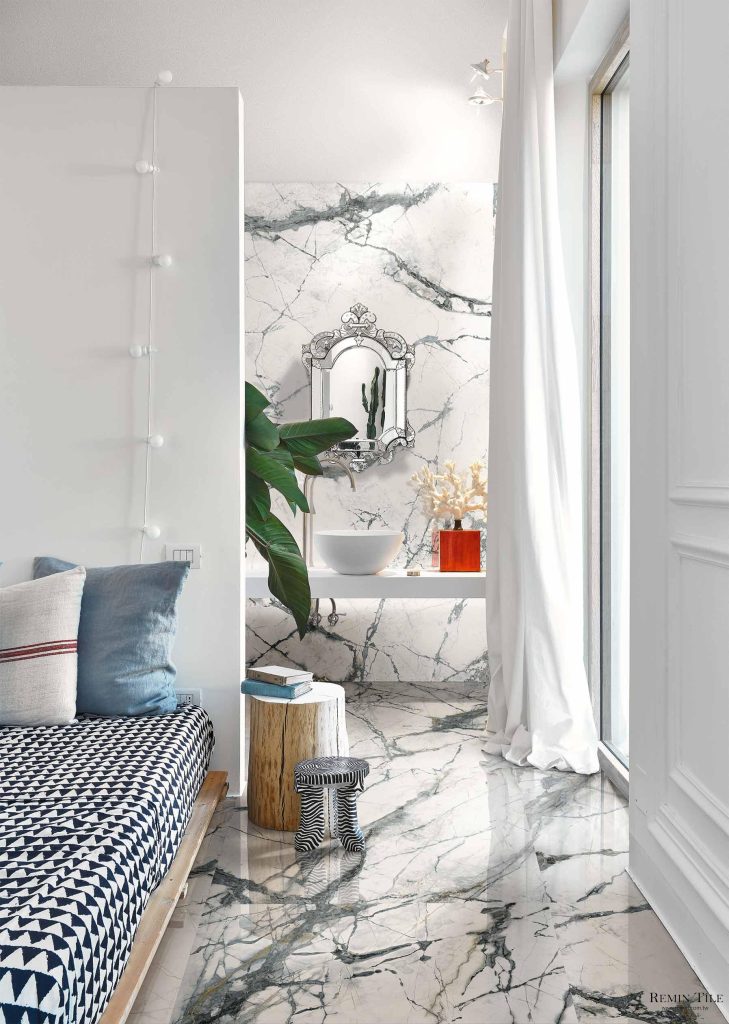 流金雕刻白 托斯卡納 大理石紋薄大板 義大利 120×278 亮面 霧面 浴室地磚 浴室壁磚