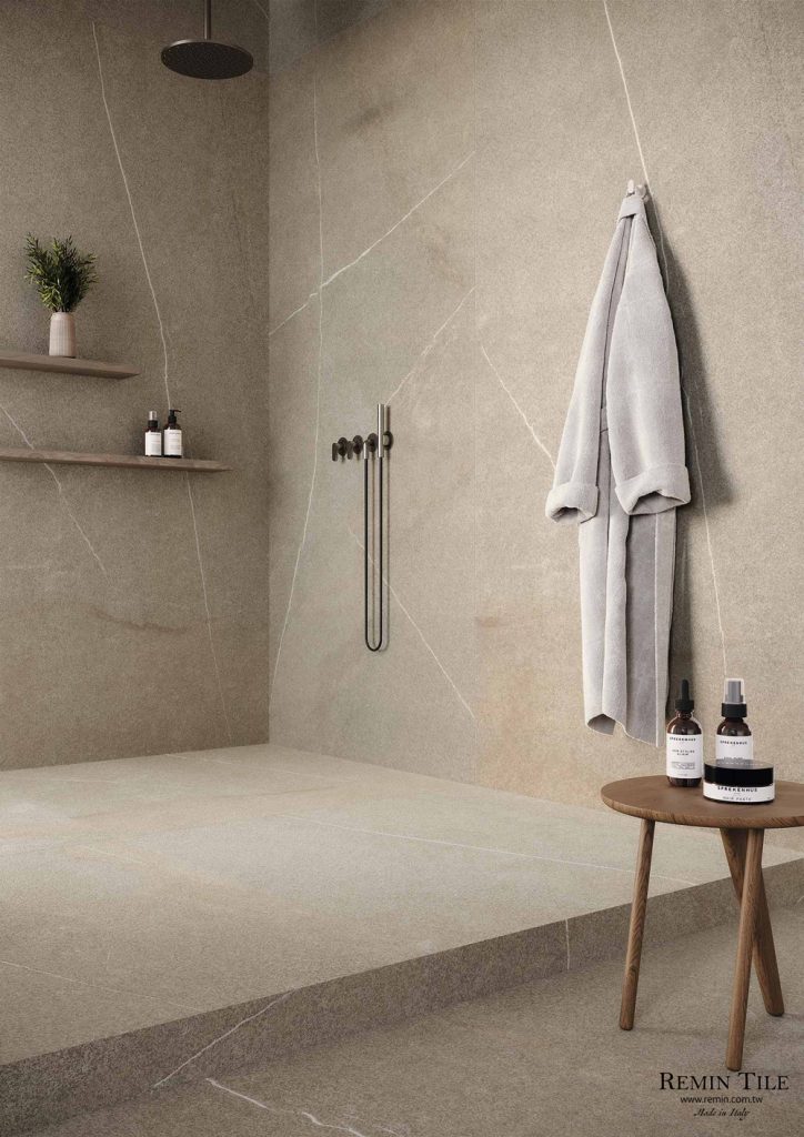 松暮灰 無界限 石紋薄大板 義大利 120×278 120×260 120×120 60×120 霧面 灰浴室地磚 浴室壁磚
