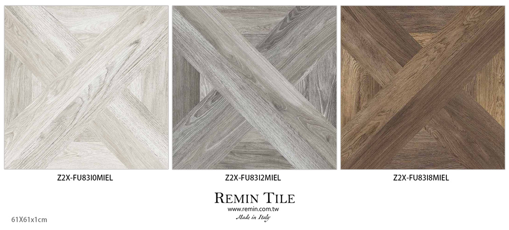 伊麗莎白 灰 拼接木紋磚 義大利 61×61 石英磚 地磚 壁磚 鄉村風 復古風 10mm 城堡風