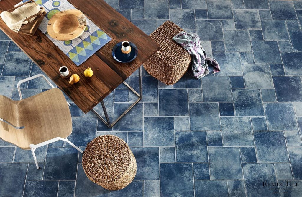 復古再造 陶磚 30*30 室內地磚 戶外地磚 義大利 R9 止滑 6模面 藍色