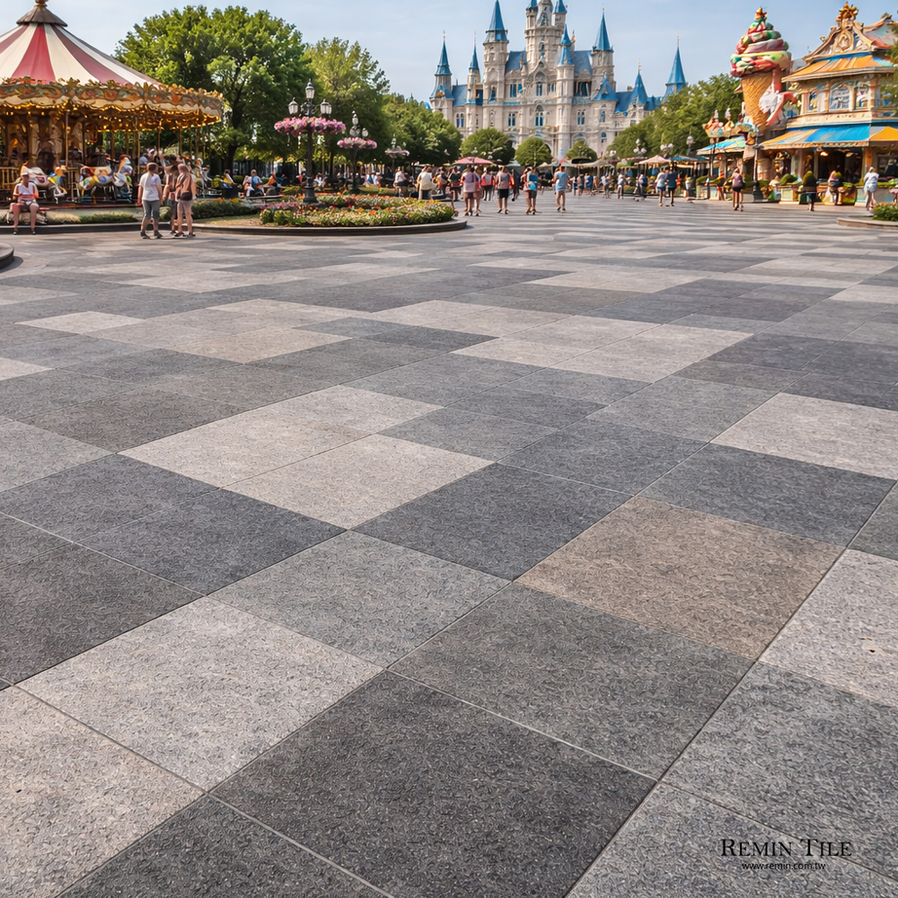 板岩厚磚｜進口60×60石英磚｜戶外止滑石紋磚 耐重地磚