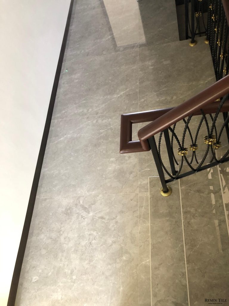大理石紋樓梯板 80*160 9mm 豪宅樓梯磚 商空樓梯磚 灰色