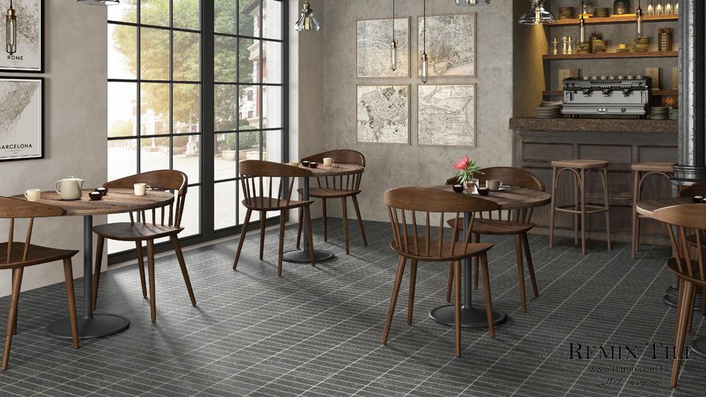 霧面板岩磚 安道爾 止滑 灰色 餐廳地磚 40*60*1.22cm