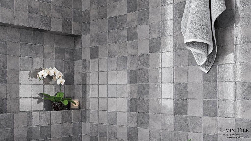 復古窯變方磚 奧莉安娜 10*20 灰色 浴室壁磚