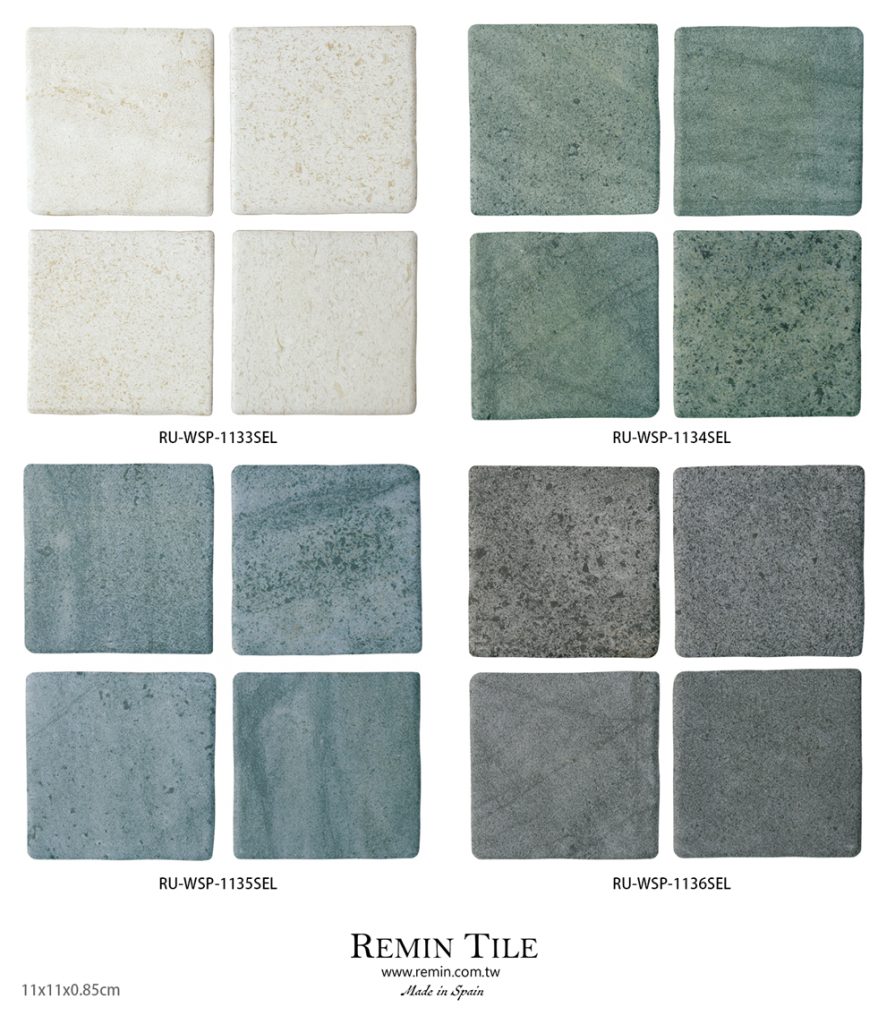 勁揚 嬡妮島 WSP-1112 珊瑚綠 11*11*0.85cm 瓷質 50模面 綠色 白色 藍色 灰色 泳池磚 浴室 地磚 壁磚