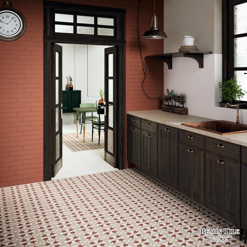 西班牙格狀幾何花磚｜20×20 浴室牆地｜夢工廠系列