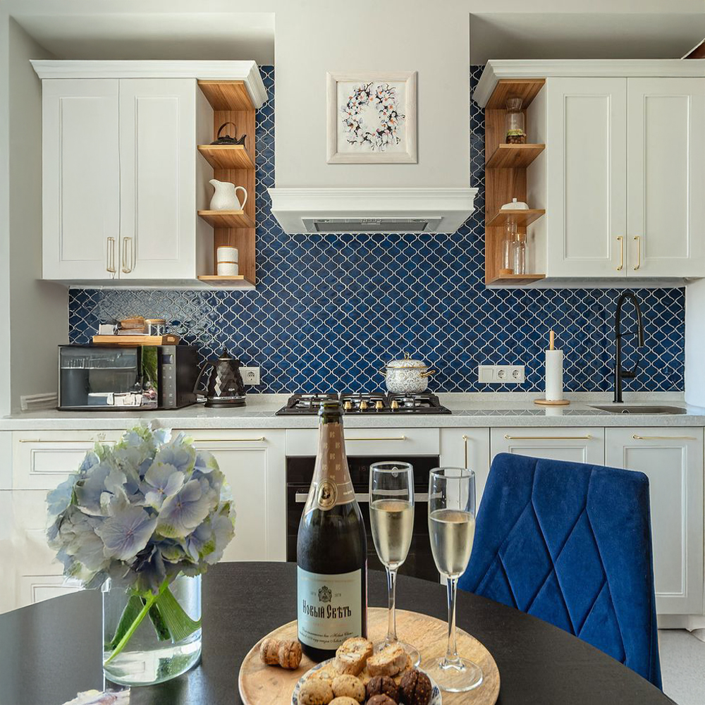 立體燈籠馬賽克磚｜5.6×6.4cm 國產石英壁磚｜廚房・浴室磁磚