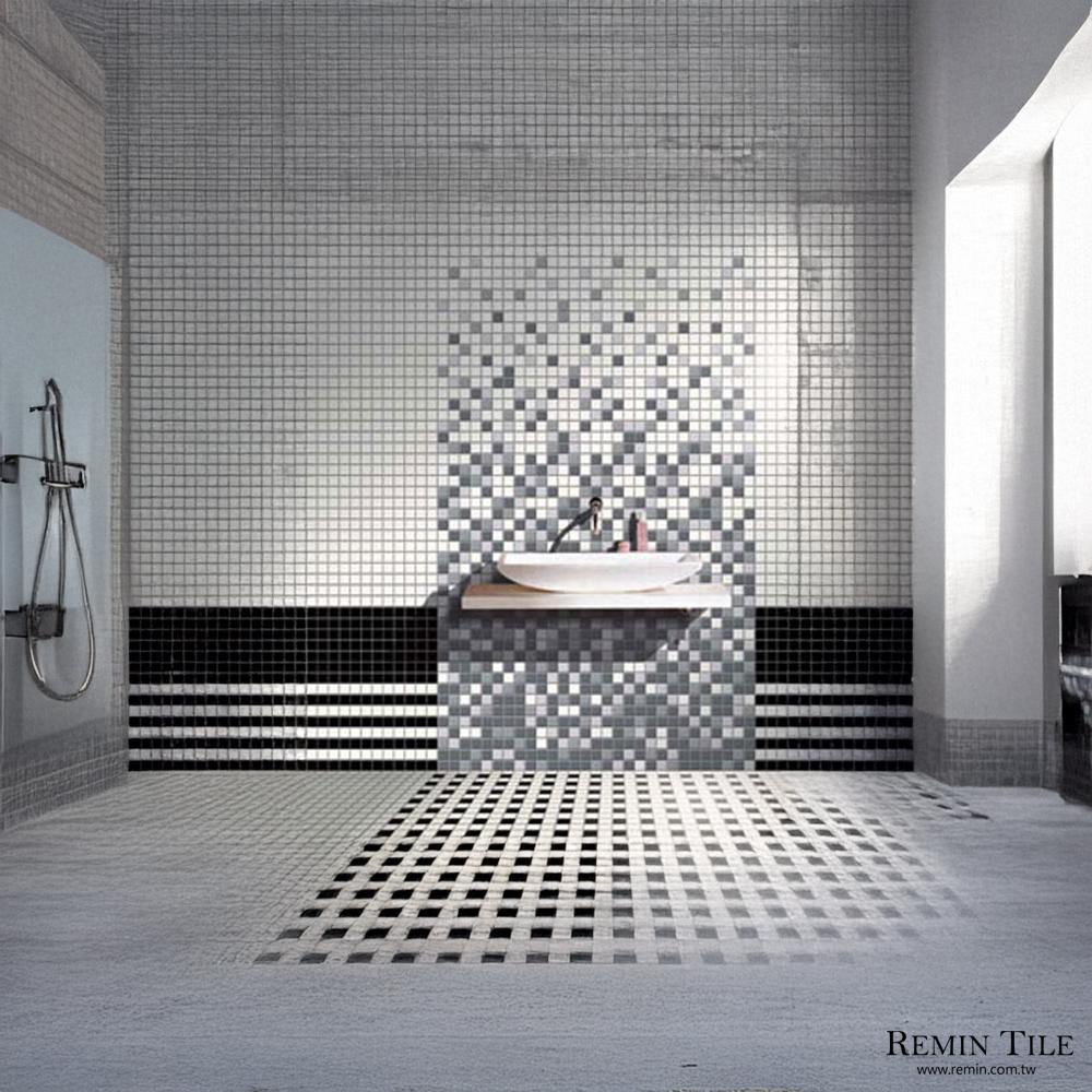 4色漸層 灰色 浴室壁磚